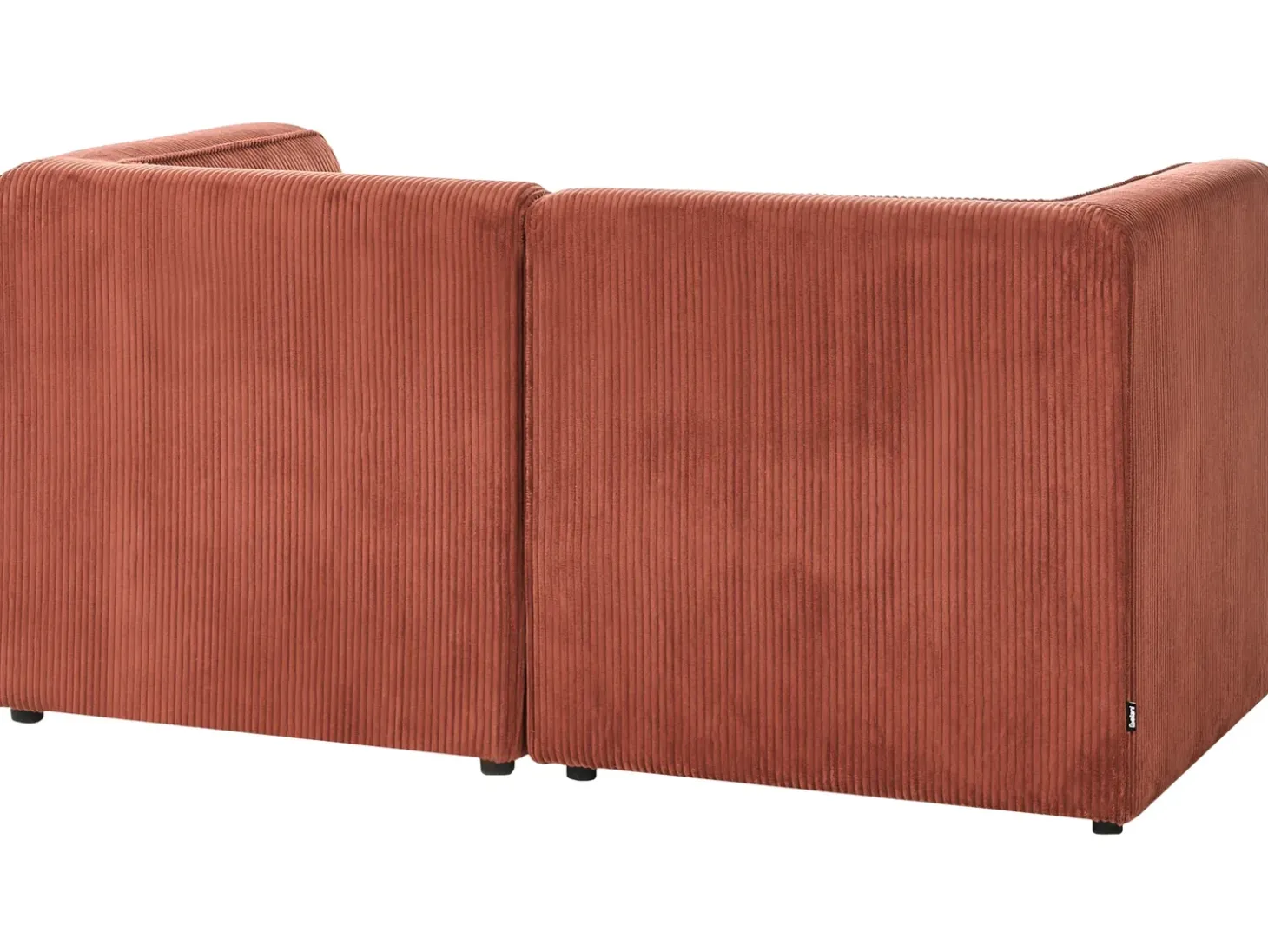 Discount Sofa dla 2 osób LEMVIG Złoty brąz Sztruks Wszystkie Sofy|Sofy Dwuosobowe