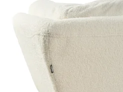 New Sofa dla 3 osób LENVIK Boucle Biały Sofy Tapicerowane|Wszystkie Sofy