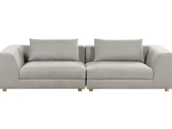 Discount Sofa dla 3 osób LERMON Jasno Sofy Tapicerowane|Wszystkie Sofy