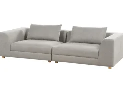 Discount Sofa dla 3 osób LERMON Jasno Sofy Tapicerowane|Wszystkie Sofy