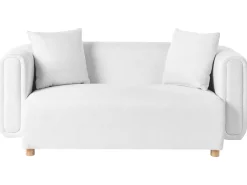 Hot Sofa dla 2 osób LILLEROD Biały Sofy Tapicerowane|Sofy Dwuosobowe