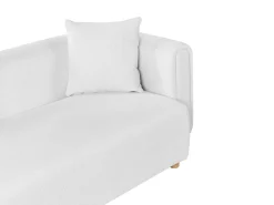 Hot Sofa dla 2 osób LILLEROD Biały Sofy Tapicerowane|Sofy Dwuosobowe