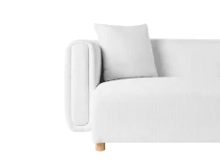 Hot Sofa dla 2 osób LILLEROD Biały Sofy Tapicerowane|Sofy Dwuosobowe