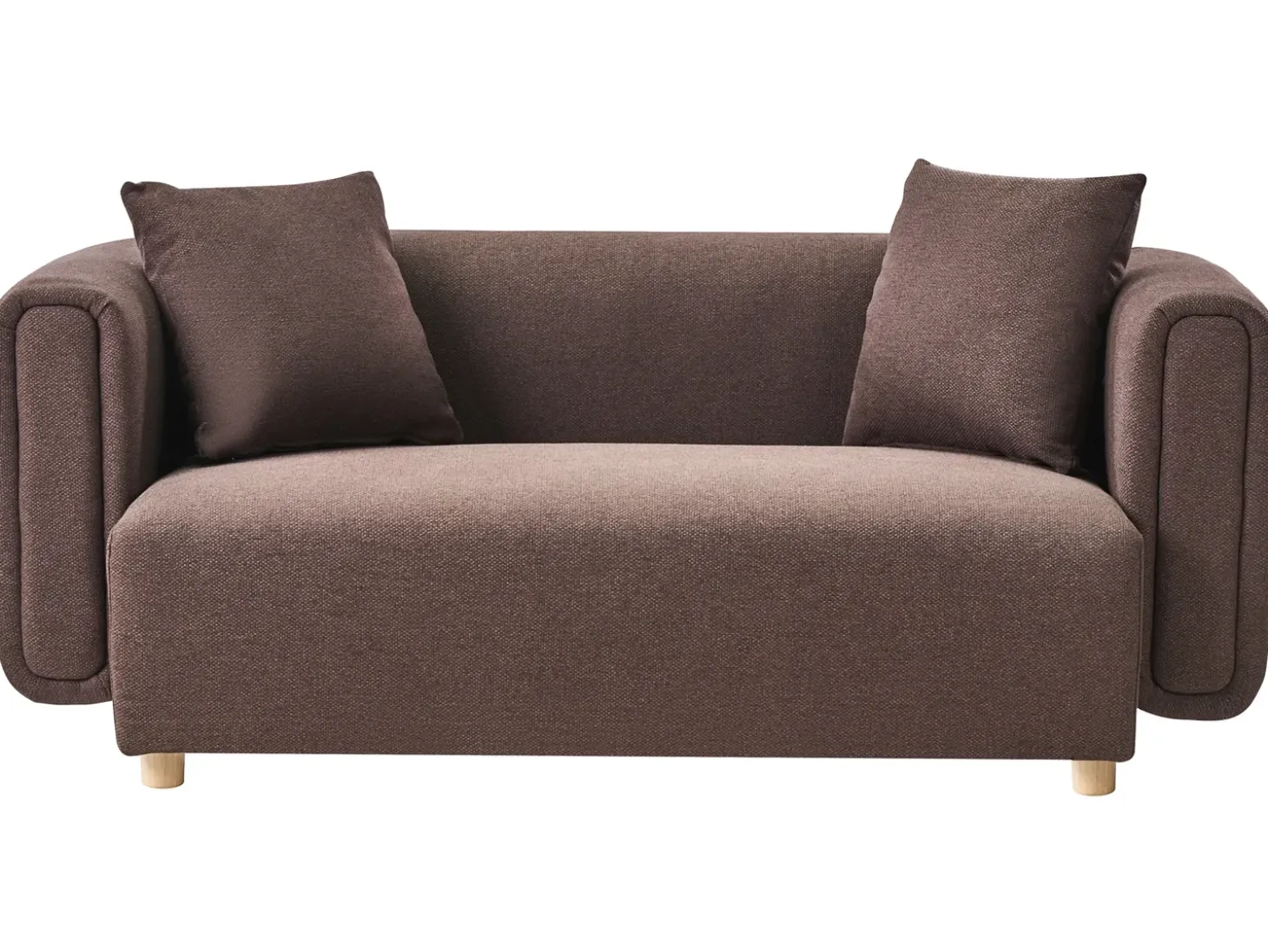 Hot Sofa dla 2 osób LILLEROD Ciemno Sofy Tapicerowane|Sofy Dwuosobowe