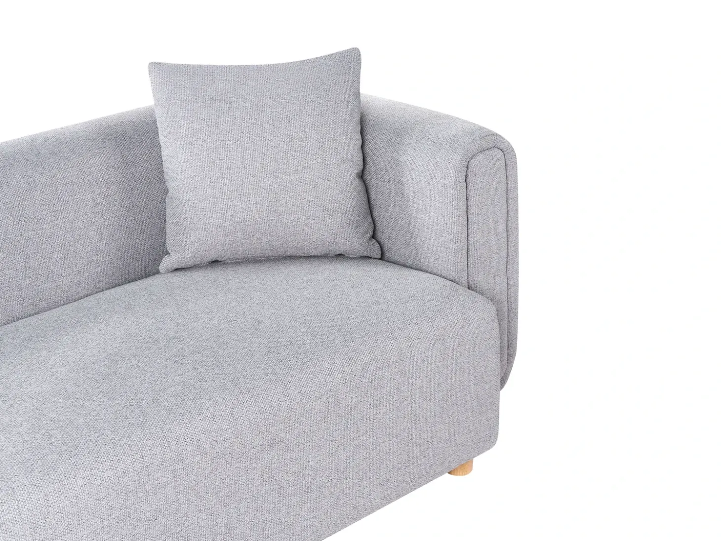 Clearance Sofa dla 2 osób LILLEROD Szary Sofy Tapicerowane|Sofy Dwuosobowe