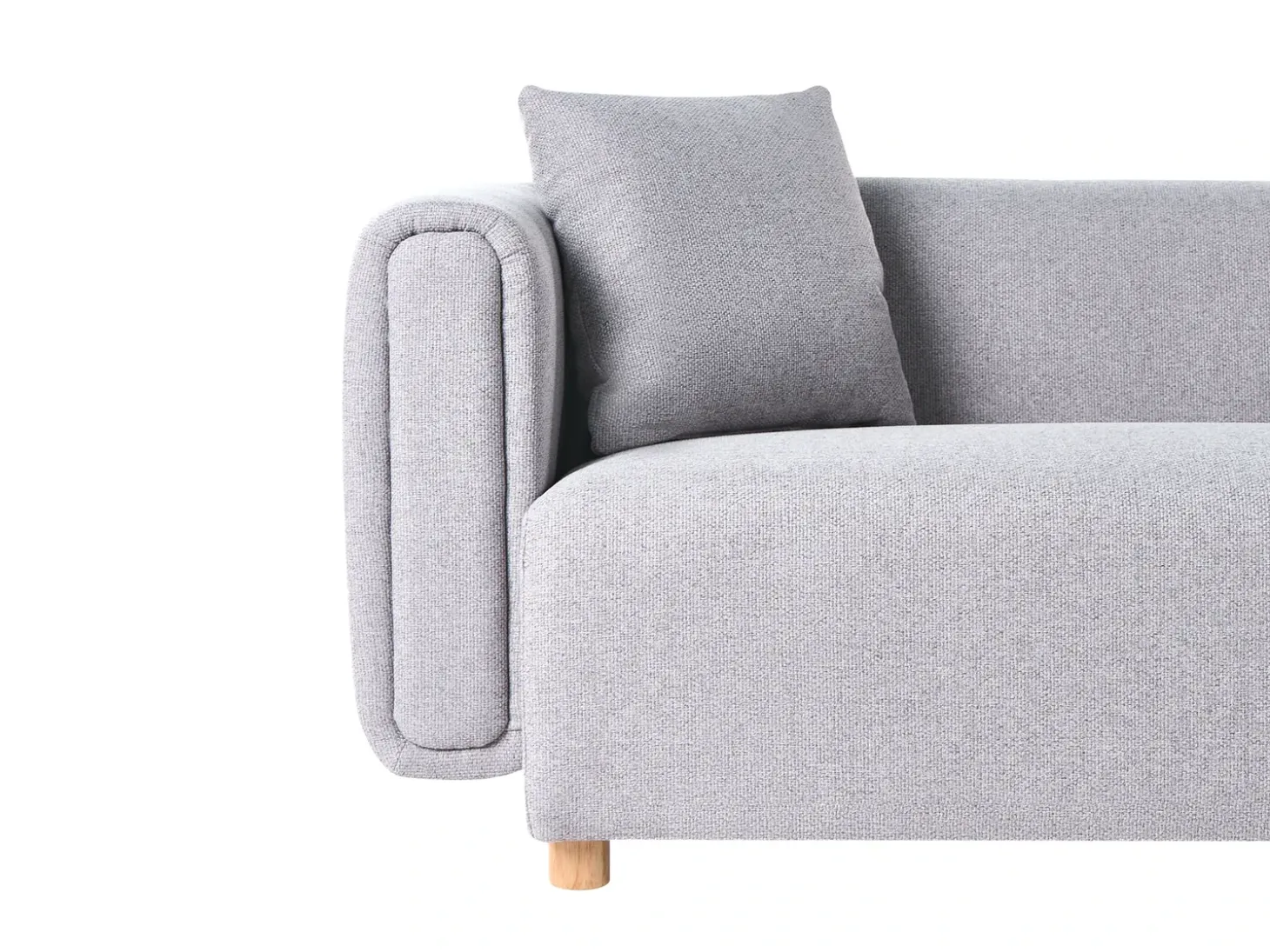 Clearance Sofa dla 2 osób LILLEROD Szary Sofy Tapicerowane|Sofy Dwuosobowe