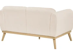New Sofa dla 2 osób LJUNG Boucle Jasnobeżowy Sofy Tapicerowane|Sofy Dwuosobowe