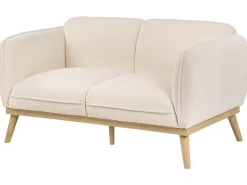 New Sofa dla 2 osób LJUNG Boucle Jasnobeżowy Sofy Tapicerowane|Sofy Dwuosobowe