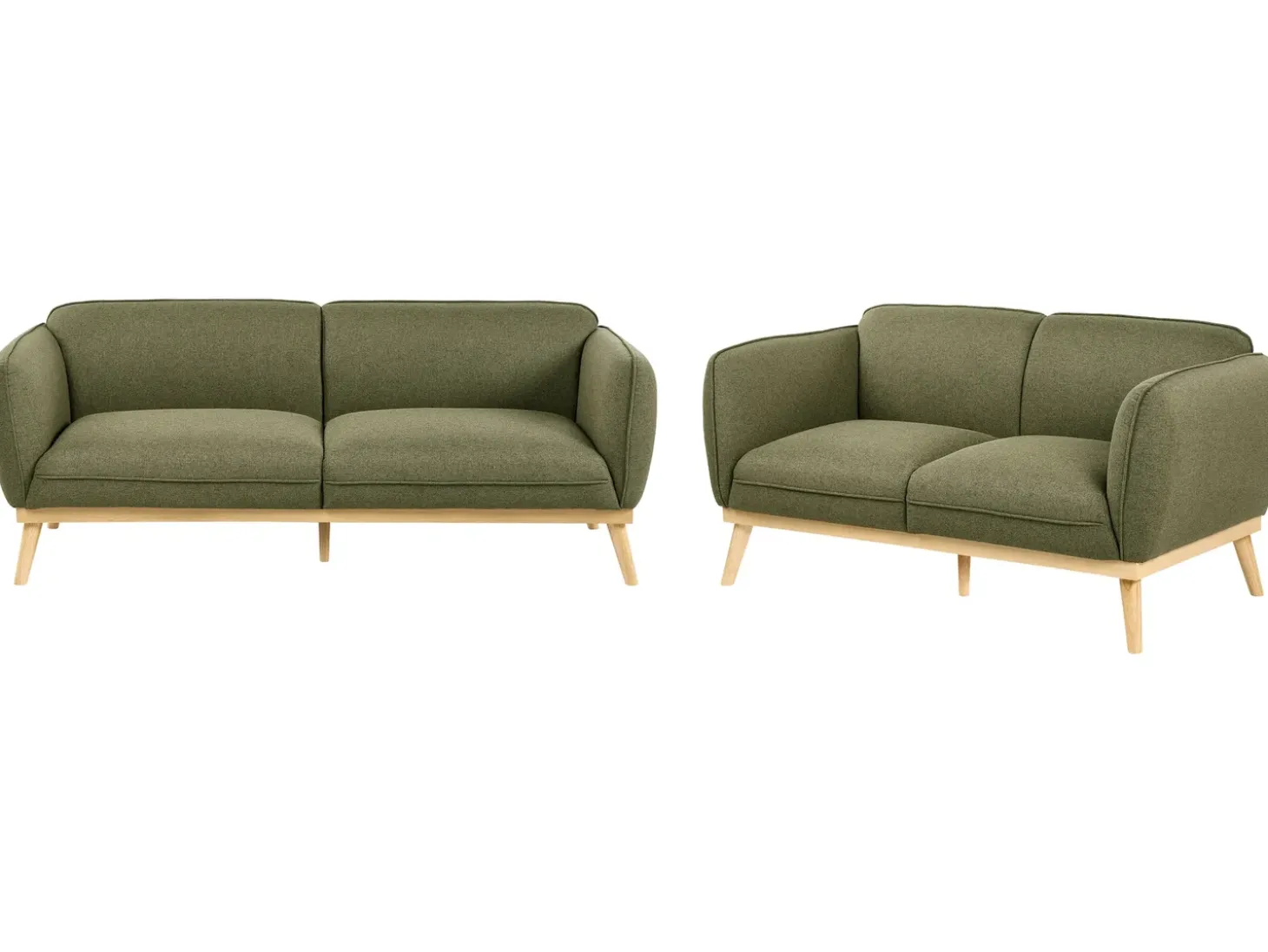 Discount Sofa dla 3 osób LJUNG Oliwkowy Sofy Tapicerowane|Kolekcje Sof