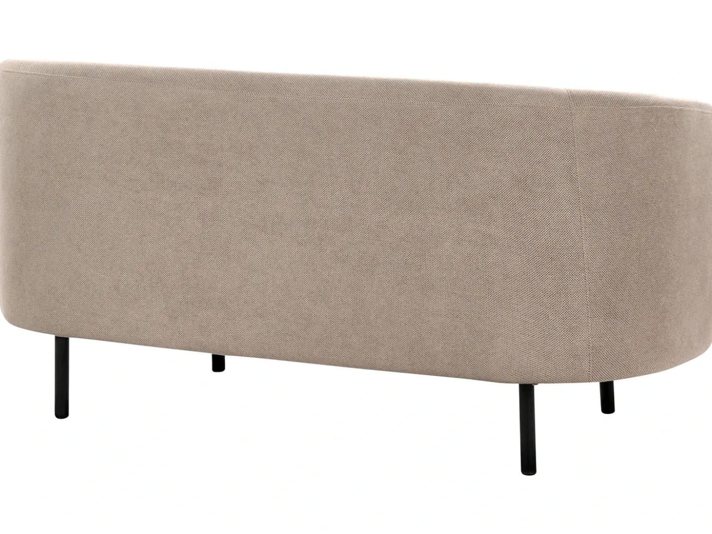Discount Sofa dla 2 osób LOEN Beżowoszary Sofy Tapicerowane|Sofy Dwuosobowe