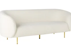 Sale Sofa dla 3 osób LOEN Boucle Biały Sofy Tapicerowane|Kolekcje Sof