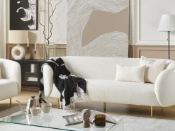 Sale Sofa dla 3 osób LOEN Boucle Biały Sofy Tapicerowane|Kolekcje Sof