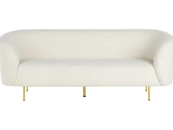 Sale Sofa dla 3 osób LOEN Boucle Biały Sofy Tapicerowane|Kolekcje Sof