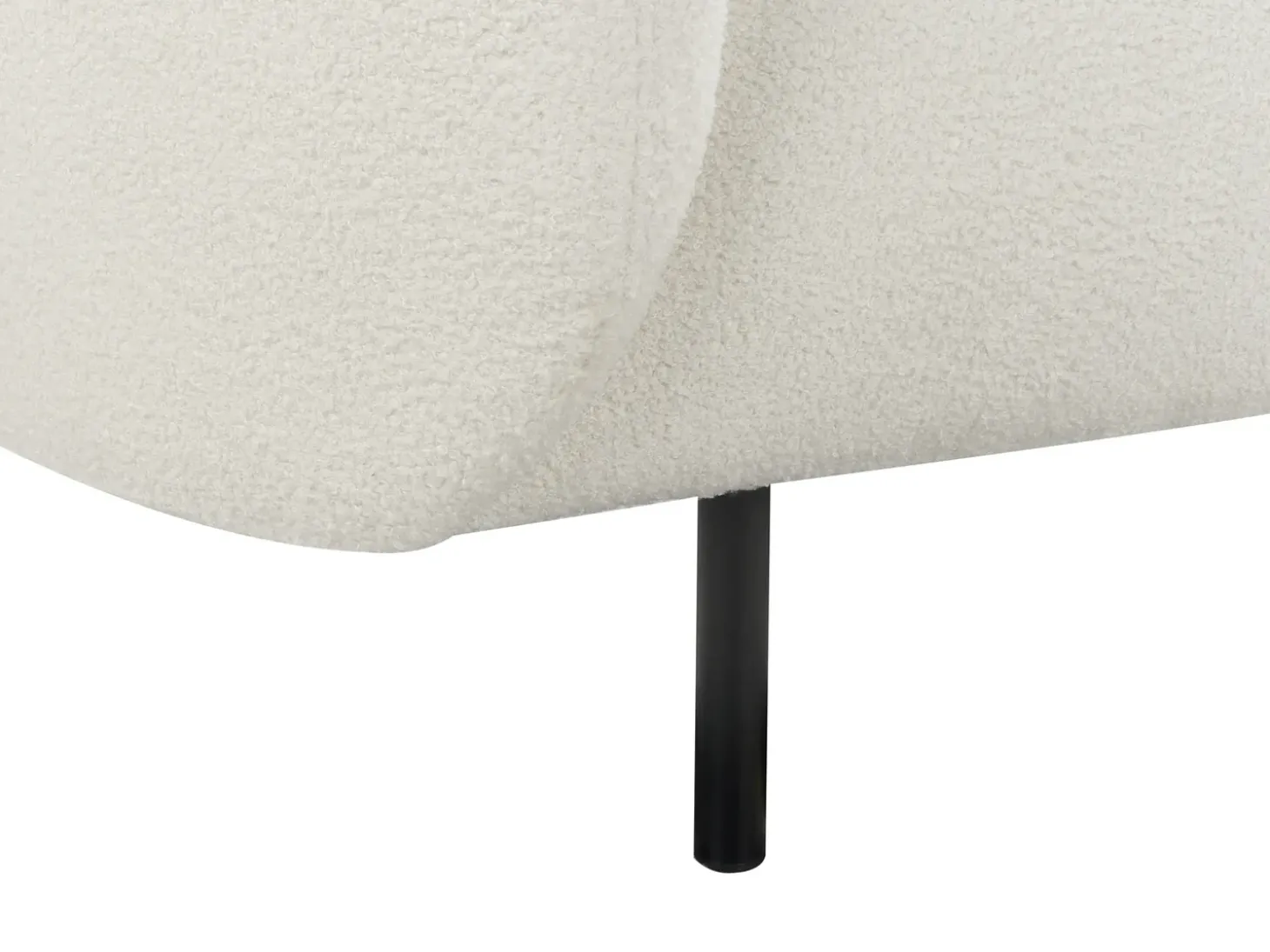 Outlet Sofa dla 3 osób LOEN Boucle Biały Sofy Tapicerowane|Kolekcje Sof