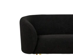 Sofa dla 2 osób LOEN Boucle Czarny Sofy Tapicerowane|Sofy Dwuosobowe