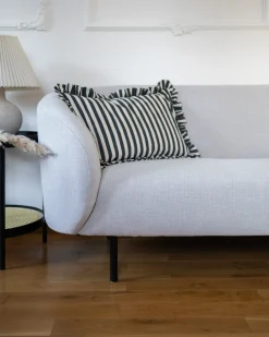 New Sofa dla 2 osób LOEN Jasnobeżowy Sofy Tapicerowane|Sofy Dwuosobowe