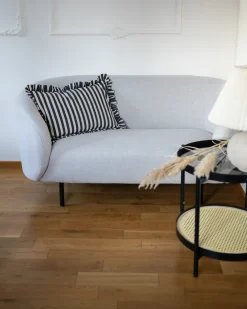 New Sofa dla 2 osób LOEN Jasnobeżowy Sofy Tapicerowane|Sofy Dwuosobowe