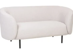 New Sofa dla 2 osób LOEN Jasnobeżowy Sofy Tapicerowane|Sofy Dwuosobowe