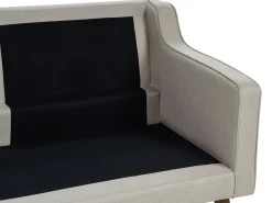 Sale Sofa dla 3 osób LOKKA Beżowy Sofy Tapicerowane|Kolekcje Sof