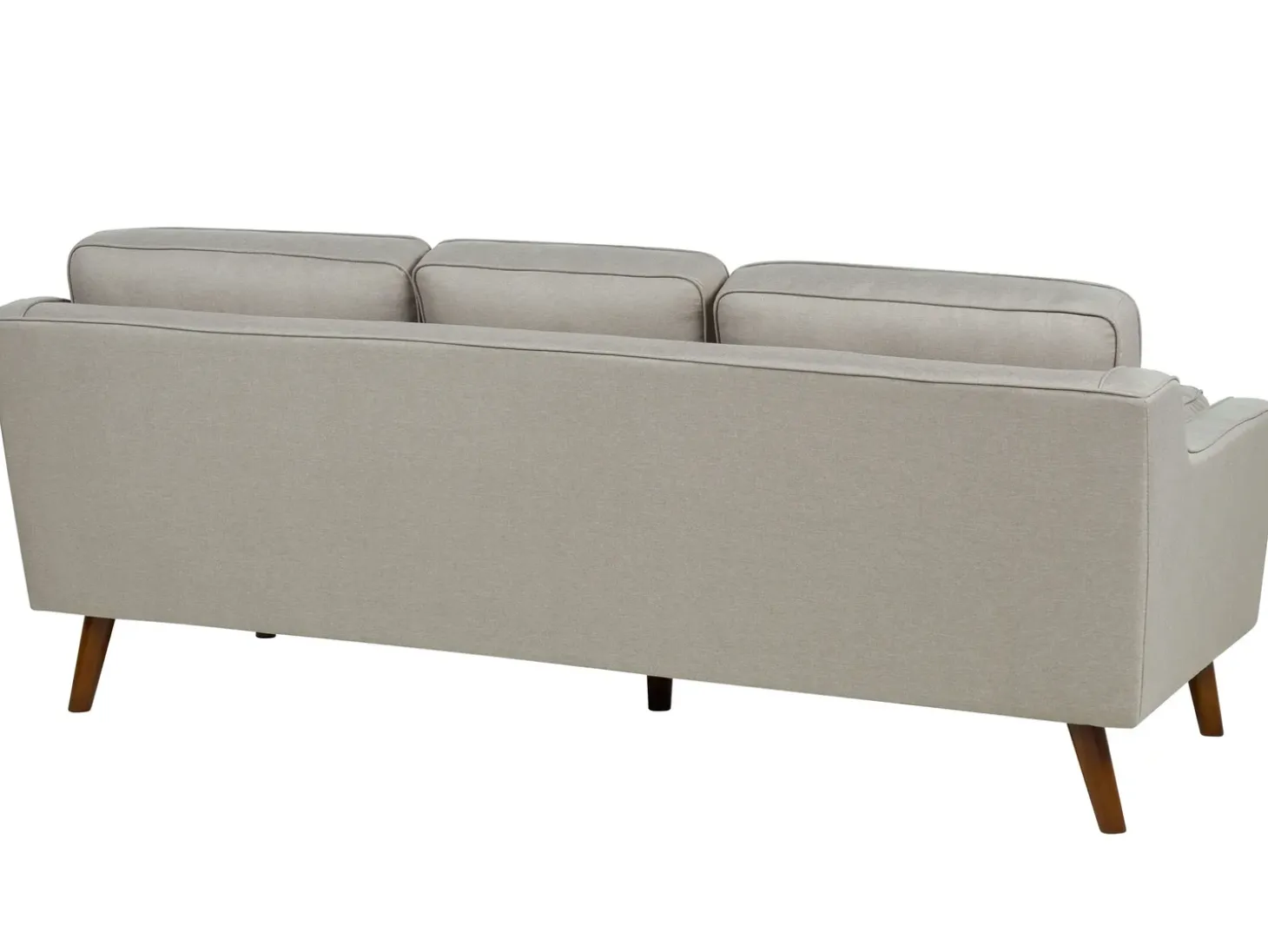 Sale Sofa dla 3 osób LOKKA Beżowy Sofy Tapicerowane|Kolekcje Sof