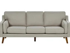 Sale Sofa dla 3 osób LOKKA Beżowy Sofy Tapicerowane|Kolekcje Sof