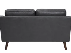 Hot Sofa dla 2 osób LOKKA Ekoskóra Szary Sofy Dwuosobowe|Kolekcje Sof