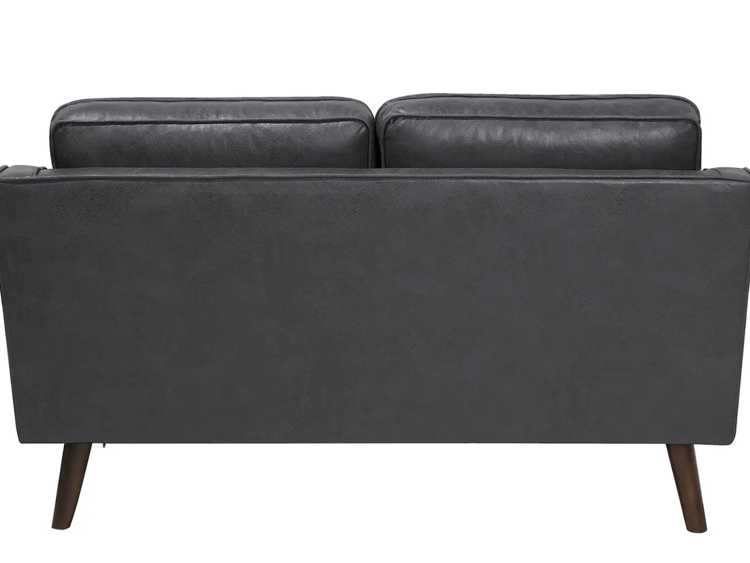 Hot Sofa dla 2 osób LOKKA Ekoskóra Szary Sofy Dwuosobowe|Kolekcje Sof