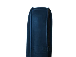 Discount Sofa dla 3 osób LOKKA Welur Granatowy Sofy Tapicerowane|Kolekcje Sof