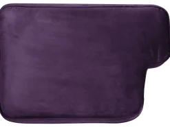 Clearance Sofa dla 2 osób LOKKA Welur Purpurowy Sofy Tapicerowane|Sofy Dwuosobowe