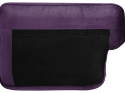 Clearance Sofa dla 2 osób LOKKA Welur Purpurowy Sofy Tapicerowane|Sofy Dwuosobowe