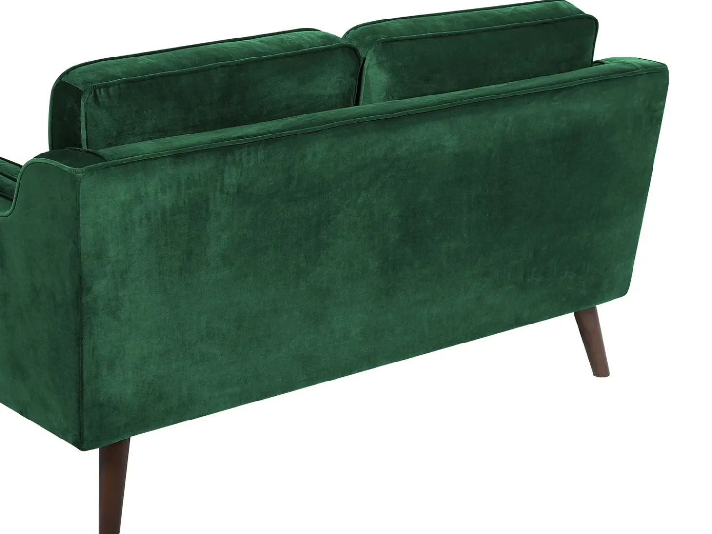 Sofa dla 2 osób LOKKA Welur Szmaragdowy Sofy Tapicerowane|Sofy Dwuosobowe