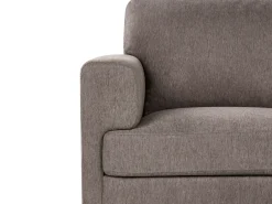 New Sofa dla 2 osób LOUSTO Brązowy Sofy Tapicerowane|Sofy Dwuosobowe