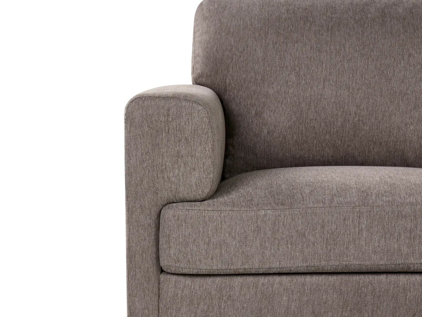 New Sofa dla 2 osób LOUSTO Brązowy Sofy Tapicerowane|Sofy Dwuosobowe