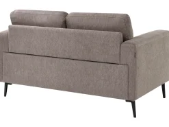 New Sofa dla 2 osób LOUSTO Brązowy Sofy Tapicerowane|Sofy Dwuosobowe