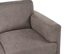 Discount Sofa dla 3 osób LOUSTO Brązowy Sofy Tapicerowane|Kolekcje Sof
