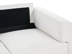 Clearance Sofa dla 2 osób LOUSTO Jasnobeżowy Sofy Tapicerowane|Sofy Dwuosobowe