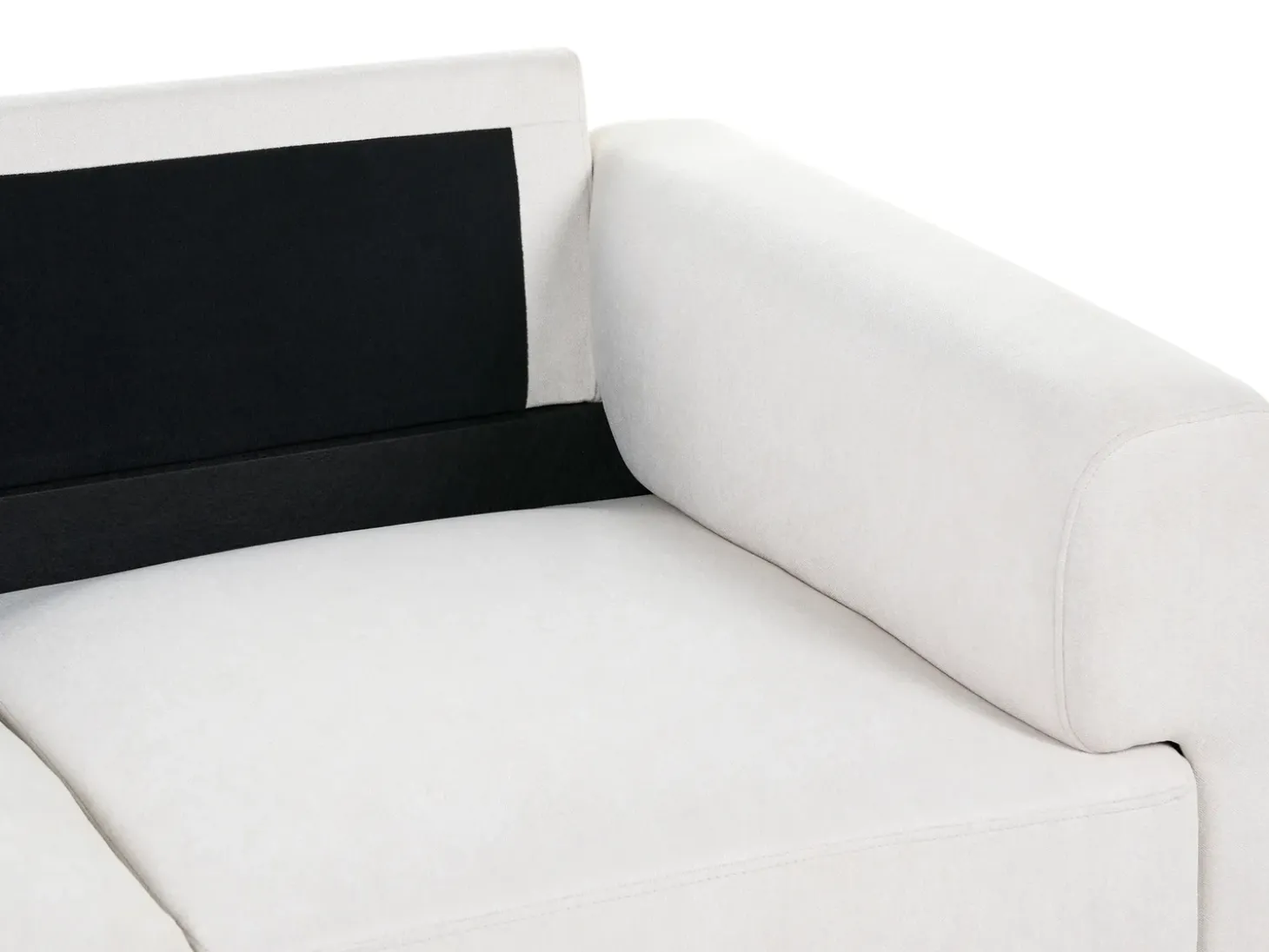 Clearance Sofa dla 2 osób LOUSTO Jasnobeżowy Sofy Tapicerowane|Sofy Dwuosobowe