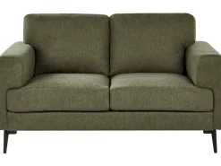 New Sofa dla 2 osób LOUSTO Zielony Sofy Tapicerowane|Sofy Dwuosobowe