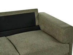 Discount Sofa dla 3 osób LOUSTO Zielony Sofy Tapicerowane|Kolekcje Sof