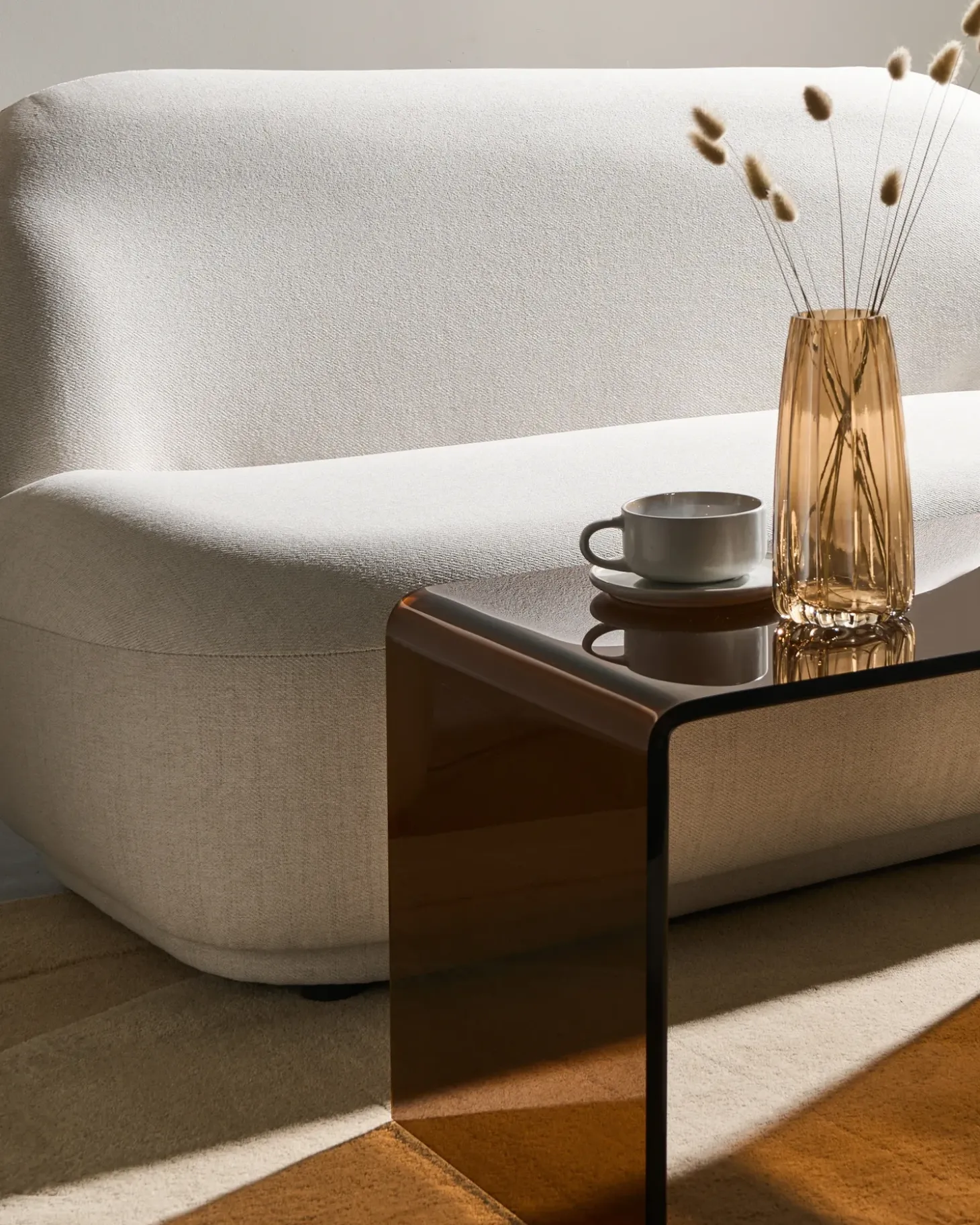Best Sofa dla 2 osób LOVBERG Złamana biel Sofy Tapicerowane|Sofy Dwuosobowe