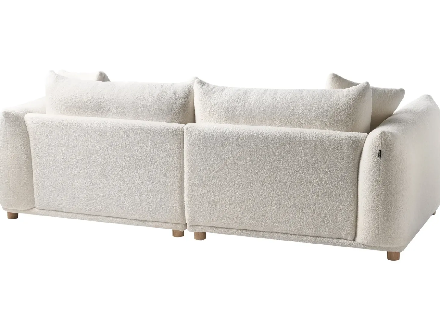 Online Sofa dla 3 osób LUVOS Boucle Złamana biel Sofy Tapicerowane|Wszystkie Sofy