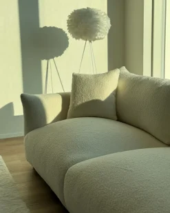 Online Sofa dla 3 osób LUVOS Boucle Złamana biel Sofy Tapicerowane|Wszystkie Sofy