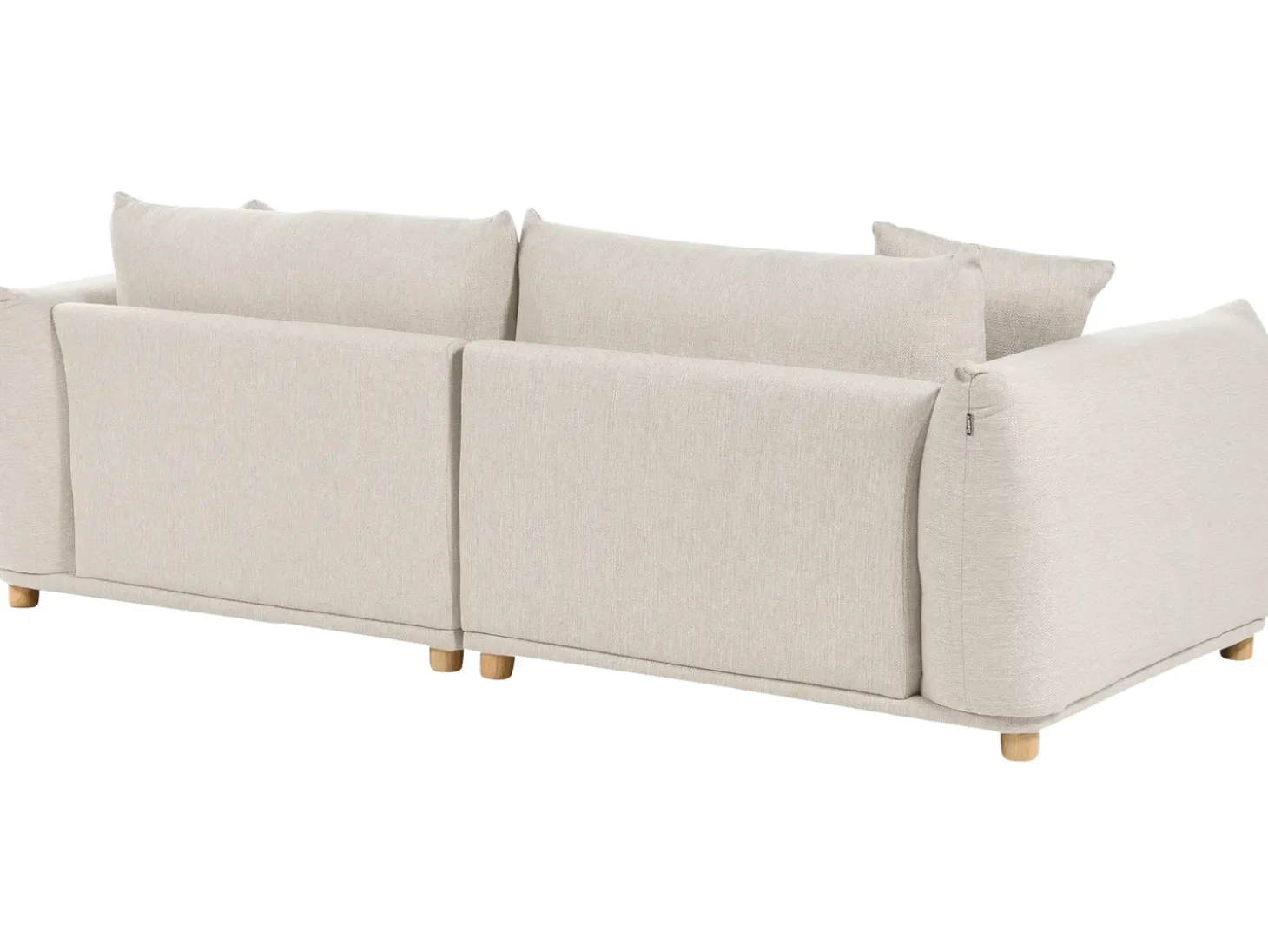 Online Sofa dla 3 osób LUVOS Jasnobeżowy Sofy Tapicerowane|Wszystkie Sofy