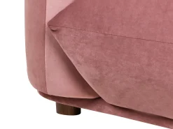 Best Sofa dla 3 osób LUVOS Welur Różowy Sofy Tapicerowane|Wszystkie Sofy