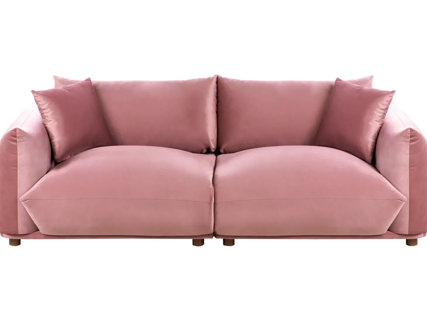 Best Sofa dla 3 osób LUVOS Welur Różowy Sofy Tapicerowane|Wszystkie Sofy