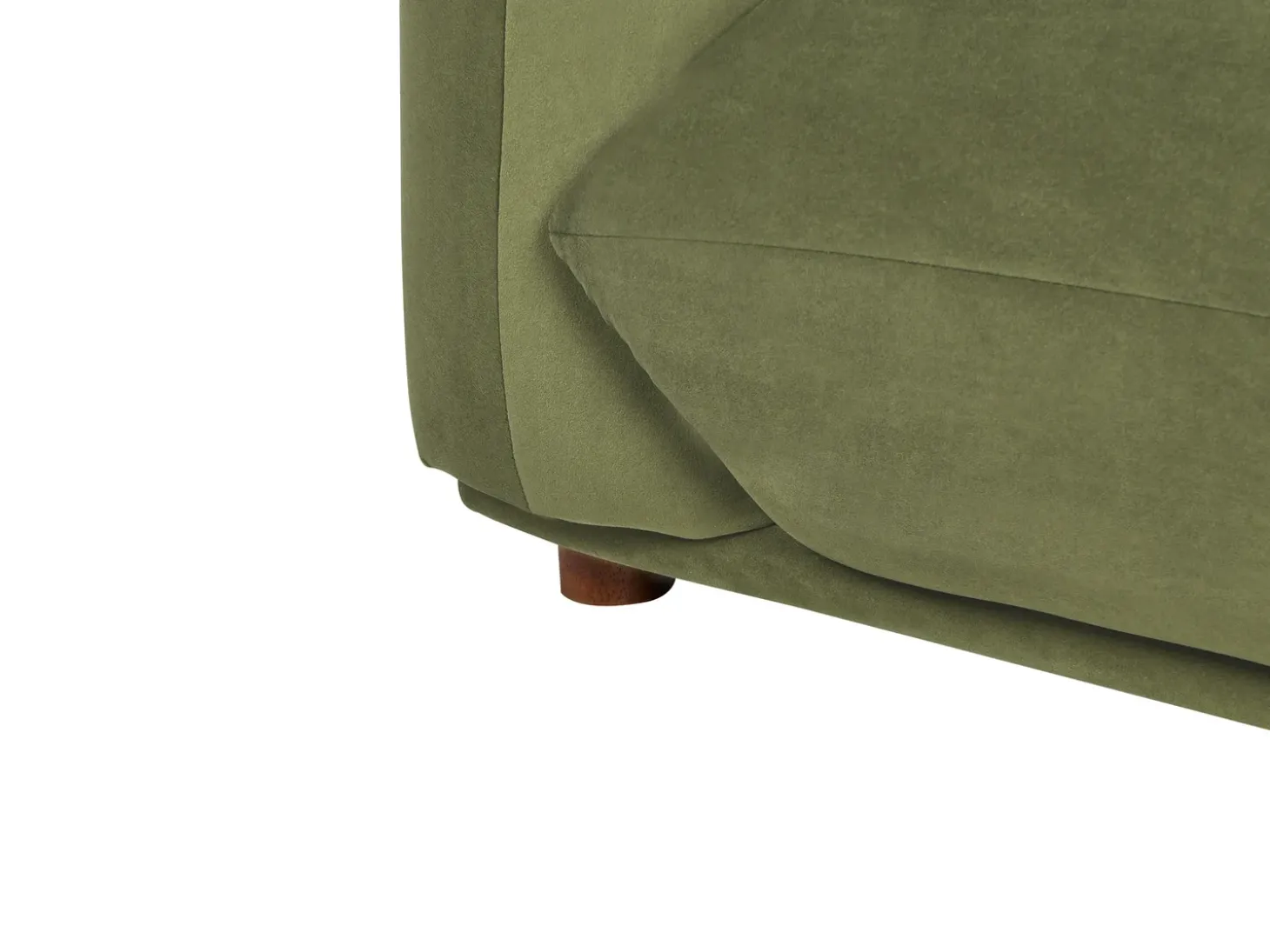 Discount Sofa dla 3 osób LUVOS Welur Zielony Sofy Tapicerowane|Wszystkie Sofy