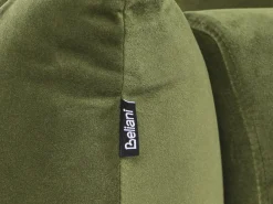 Discount Sofa dla 3 osób LUVOS Welur Zielony Sofy Tapicerowane|Wszystkie Sofy
