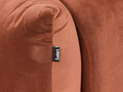 New Sofa dla 3 osób LUVOS Welur Złoty brąz Sofy Tapicerowane|Wszystkie Sofy