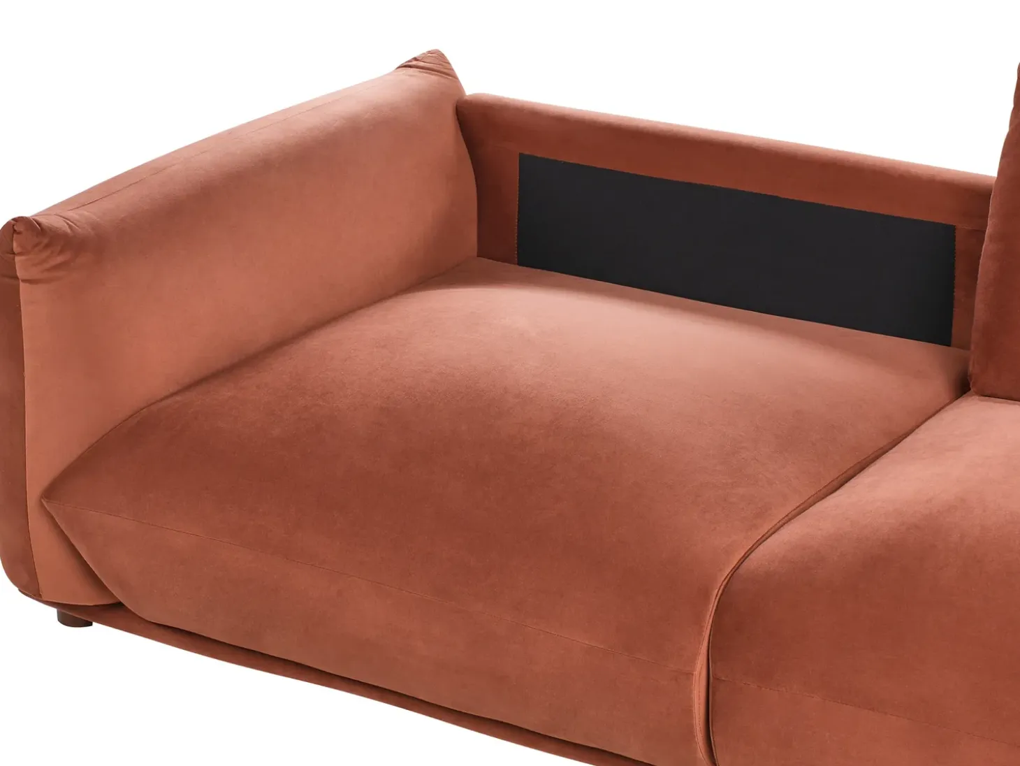New Sofa dla 3 osób LUVOS Welur Złoty brąz Sofy Tapicerowane|Wszystkie Sofy