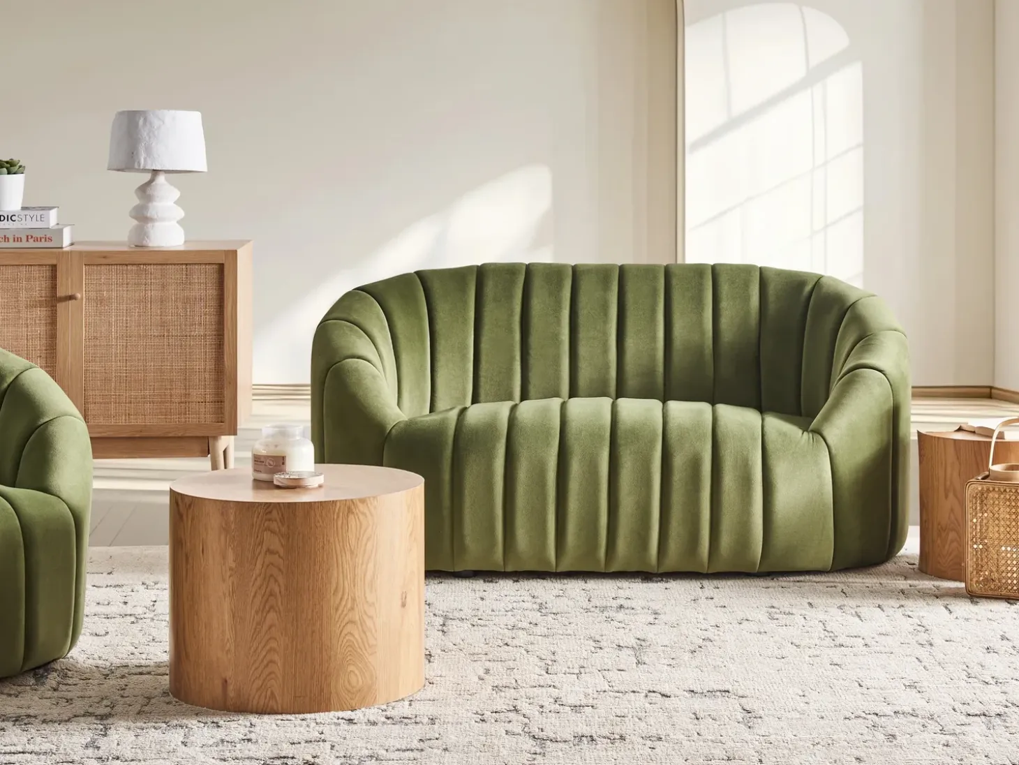 Sofa dla 2 osób MALUNG Welur Ciemno Sofy Tapicerowane|Sofy Dwuosobowe